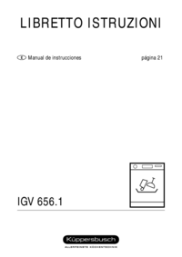Para ver o documento Küppersbusch IGV656.1 Manual do Utilizador